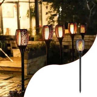 Solar flicker online stake light